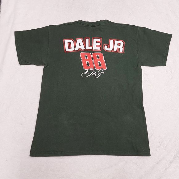 Y2K Dale Earnhardt Jr Amp Energy Green Double-sided Graphic T-Shirt Men’s Large - Picture 7 of 7